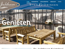 Tablet Screenshot of cafedejachthaven.nl